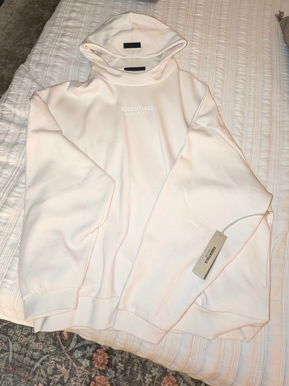 Essentials FOG Cream Hoodie